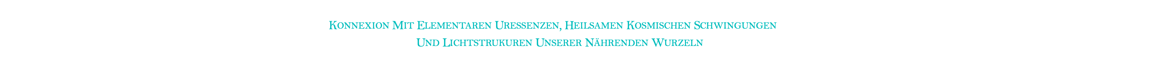  KONNEXION MIT ELEMENTAREN URESSENZEN, HEILSAMEN KOSMISCHEN SCHWINGUNGEN  UND LICHTSTRUKUREN UNSERER NÄHRENDEN WURZELN 